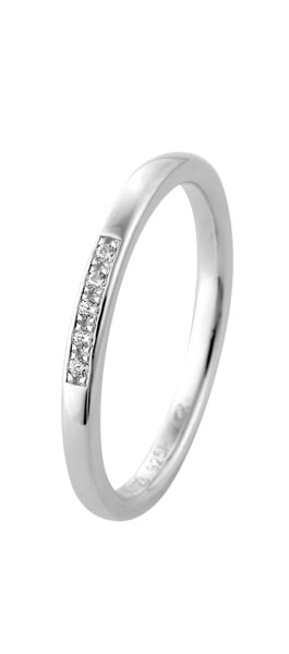 530123-Y514-001 | Memoirering Cuxhaven 530123 600 Platin, Brillant 0,050 ct H-SI∅ Stein 1,4 mm 100% Made in Germany   794.- EUR   