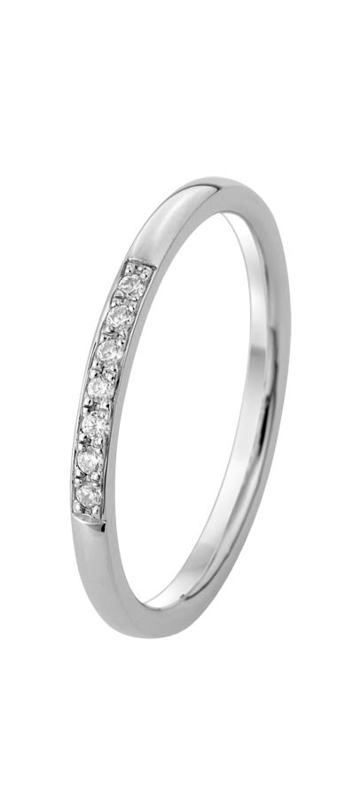 530124-Y514-001 | Memoirering Cuxhaven 530124 600 Platin, Brillant 0,070 ct H-SI∅ Stein 1,4 mm 100% Made in Germany   940.- EUR   