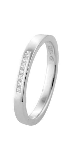 530126-Y514-001 | Memoirering Cuxhaven 530126 600 Platin, Brillant 0,070 ct H-SI∅ Stein 1,4 mm 100% Made in Germany   937.- EUR   